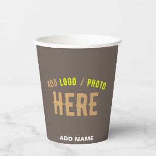 STIJLVOL MODERN KOFFIE GEVERIFIEERD MERK PAPIEREN BEKERS