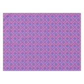 Stijlvol modern kunstmatig Paars lavenderpatroon Tafelkleed (Voorkant (Horizontaal))