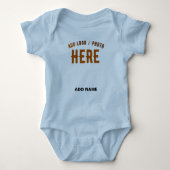 STIJLVOL MODERN  LICHTBLAUW MERKNAAM ROMPER (Voorkant)