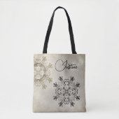 Stijlvol Modern Mandala gepersonaliseerd Tote Bag (Voorkant)