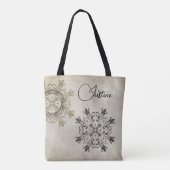 Stijlvol Modern Mandala gepersonaliseerd Tote Bag (Achterkant)