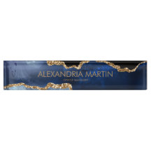 Stijlvol modern marineblauw goud glinsterend kanto