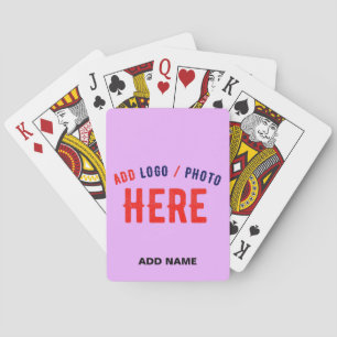 STIJLVOL MODERN  MAUVE GEVERIFIEERD BRANDED POKERKAARTEN