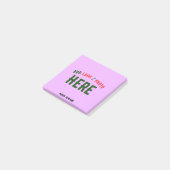 STIJLVOL MODERN MAUVE GEVERIFIEERD BRANDED POST-IT® NOTES (Schuin)