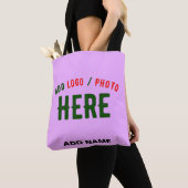 STIJLVOL MODERN  MAUVE GEVERIFIEERD BRANDED TOTE BAG (Dichtbij)