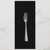 Stijlvol modern menu Aangepaste wedloop (Achterkant)