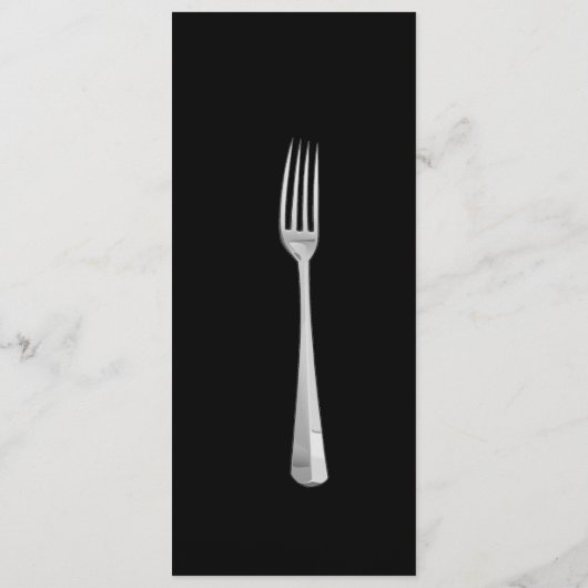 Stijlvol modern menu Aangepaste wedloop (Achterkant)