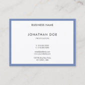 Stijlvol, modern, minimalistisch draagbaar luxe visitekaartje (Achterkant)