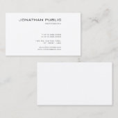 Stijlvol, modern, modern, stijlvol design met hoge visitekaartje (Voorkant / Achterkant)