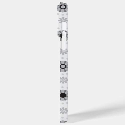 Stijlvol modern monochrome florpatroon Case-Mate iPhone case (Achterkant / Links)