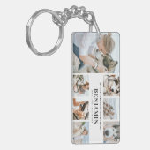 Stijlvol, modern, opgerold pakket | Fotocollage Sleutelhanger (Voorkant Links)