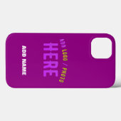STIJLVOL MODERN PAARSE GEVERIFIEERD MERK Case-Mate iPhone CASE (Achterkant (horizontaal))