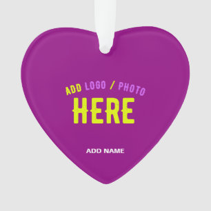 STIJLVOL MODERN PAARSE GEVERIFIEERD MERK ORNAMENT