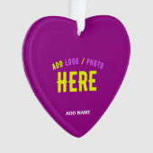 STIJLVOL MODERN  PAARSE GEVERIFIEERD MERK ORNAMENT (voorkant)