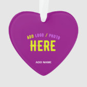 STIJLVOL MODERN  PAARSE GEVERIFIEERD MERK ORNAMENT (achterkant)