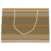 Stijlvol modern papier winkelen groot cadeauzakje (Voorkant)