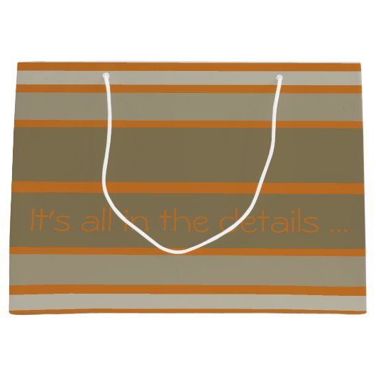 Stijlvol modern papier winkelen groot cadeauzakje (Voorkant)