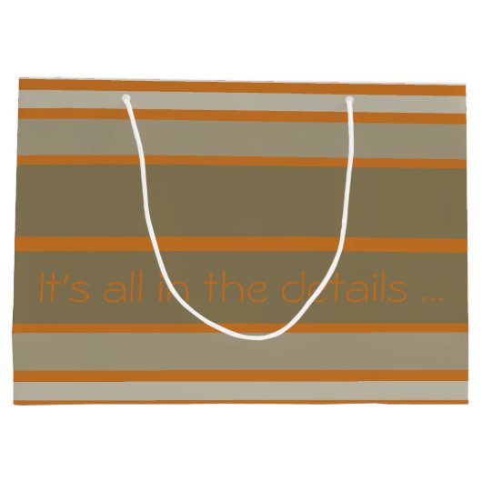 Stijlvol modern papier winkelen groot cadeauzakje (Achterkant)