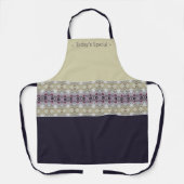 Stijlvol modern patroon schort (Voorkant)
