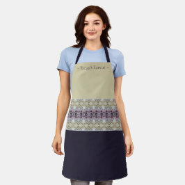 Stijlvol modern patroon schort