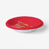 STIJLVOL MODERN ROOD GEVERIFIEERD BRANDED PAPIEREN KOMMEN (Gebogen)