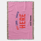 STIJLVOL MODERN  ROZE GEVERIFIEERD BRANDED DEKEN (Voorkant Verticaal)