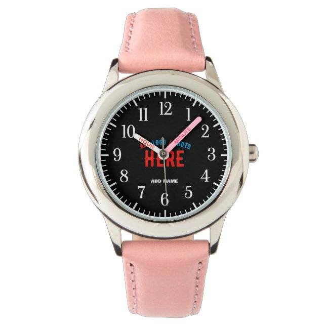 STIJLVOL MODERN  ROZE GEVERIFIEERD BRANDED HORLOGE (Voorkant)