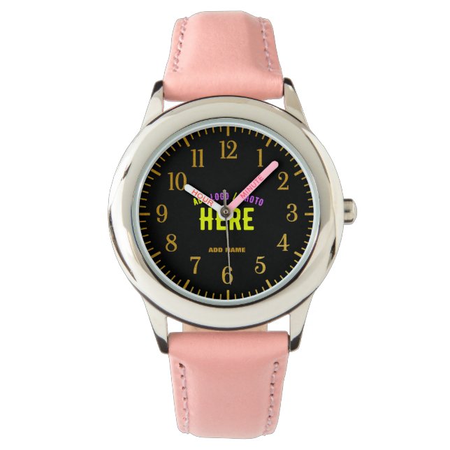 STIJLVOL MODERN  ROZE GEVERIFIEERD BRANDED HORLOGE (Voorkant)