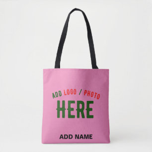 STIJLVOL MODERN ROZE GEVERIFIEERD BRANDED TOTE BAG