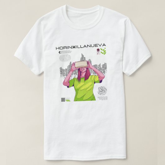 Stijlvol modern t-shirt elegant ontwerp (Design voorkant)