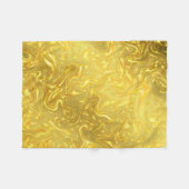 stijlvol, modern, trendy, faux goud, goud, goud fleece deken (Voorkant (Horizontaal))