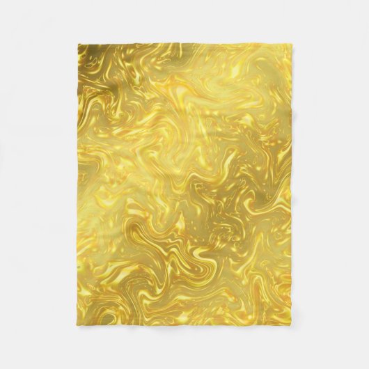 stijlvol, modern, trendy, faux goud, goud, goud fleece deken (Voorkant)