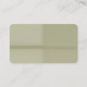 Stijlvol modern Trendy Personal Visitekaartje (Achterkant)