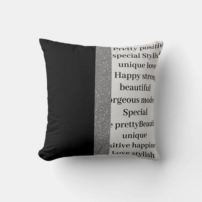 Stijlvol modern uniek kussen (Voorkant)