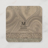 Stijlvol, modern Visitekaartje voor houten papier (Voorkant)