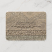 Stijlvol, modern Visitekaartje voor houten papier (Achterkant)