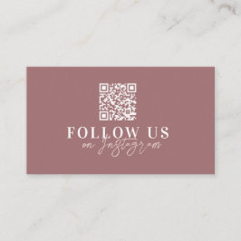 Stijlvol Modern Volg ons Instagram Blush Elegant Visitekaartje