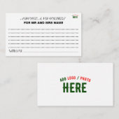 STIJLVOL MODERN  WIT GEVERIFIEERD BRANDED ADVIESKAART (Voorkant / Achterkant)