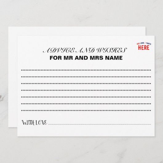 STIJLVOL MODERN  WIT GEVERIFIEERD BRANDED ADVIESKAART (Voorkant / Achterkant)