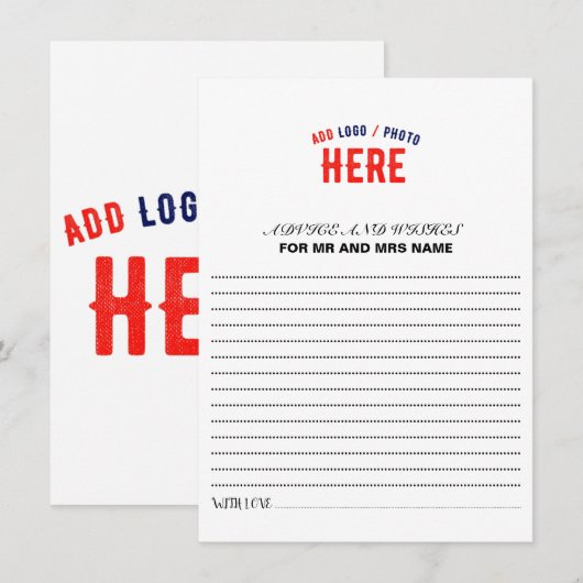 STIJLVOL MODERN  WIT GEVERIFIEERD BRANDED ADVIESKAART (Voorkant / Achterkant)