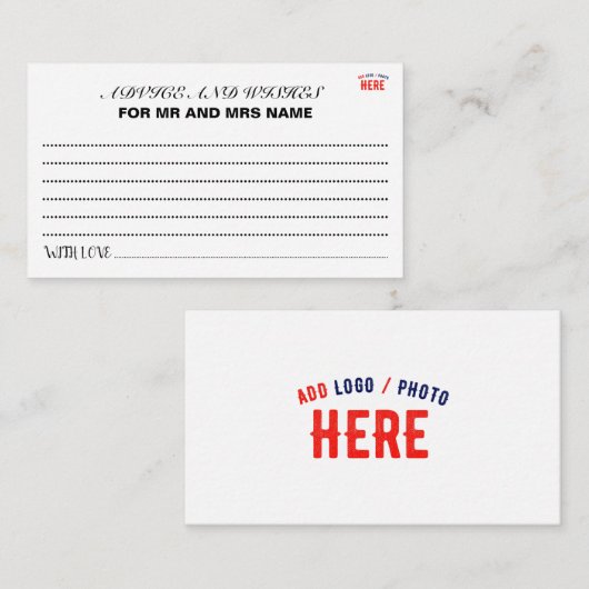 STIJLVOL MODERN  WIT GEVERIFIEERD BRANDED ADVIESKAART (Voorkant / Achterkant)