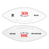 STIJLVOL MODERN  WIT GEVERIFIEERD BRANDED AMERICAN FOOTBALL (Panelen)