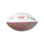 STIJLVOL MODERN  WIT GEVERIFIEERD BRANDED AMERICAN FOOTBALL (Gedraaid 270)