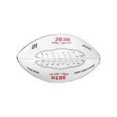 STIJLVOL MODERN  WIT GEVERIFIEERD BRANDED AMERICAN FOOTBALL (Voorkant)