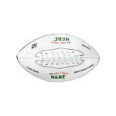 STIJLVOL MODERN  WIT GEVERIFIEERD BRANDED AMERICAN FOOTBALL (Voorkant)