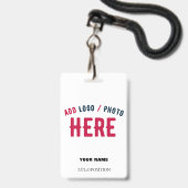 STIJLVOL MODERN WIT GEVERIFIEERD BRANDED BADGE (Voorzijde met lanyard)