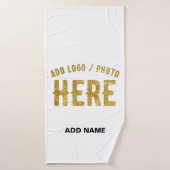 STIJLVOL MODERN WIT GEVERIFIEERD BRANDED BADHANDDOEK (Badhanddoek)