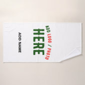 STIJLVOL MODERN WIT GEVERIFIEERD BRANDED BADHANDDOEK (Badhanddoek)