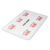 STIJLVOL MODERN  WIT GEVERIFIEERD BRANDED BADMAT (Gekanteld)