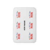 STIJLVOL MODERN WIT GEVERIFIEERD BRANDED BADMAT (Voorkant Verticaal)